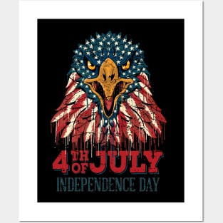 4th of July Independence Day Eagle Posters and Art